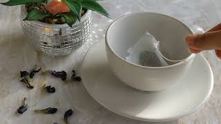 Butterfly Pea Flower and Lavender Tea - 15 plastic free tea bags