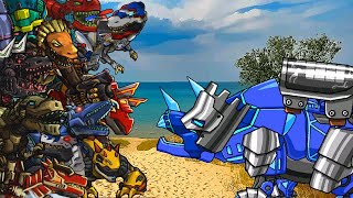 Tricera Blue Iron Guardian - Lv 75 - Dino Robot Battle Arena screenshot 4