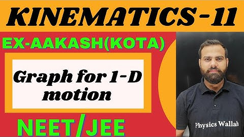KINEMATICS -11 | GRAPH FOR 1 D MOTION PART -1 |