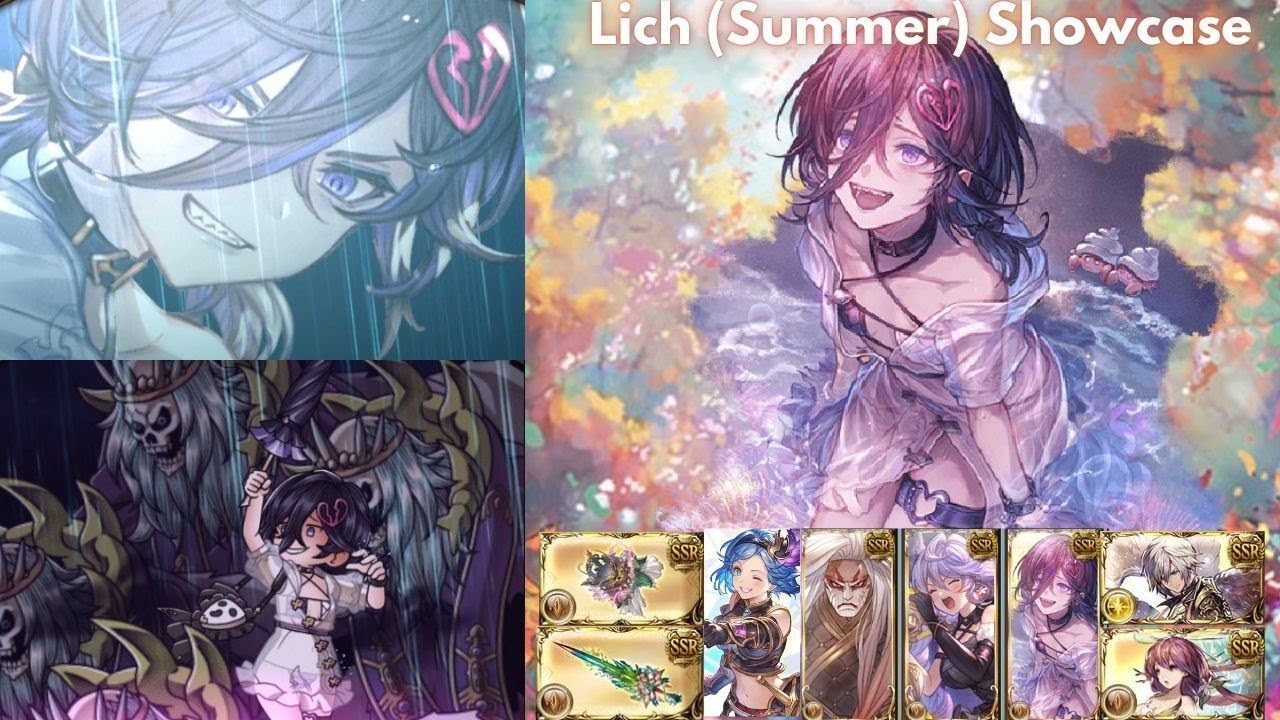 Granblue Fantasy Lich Summer Full Auto Showcase | Earth