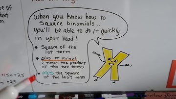 Algebra I #5.10b, Squaring Binomials  (x + 2)(x + 2)