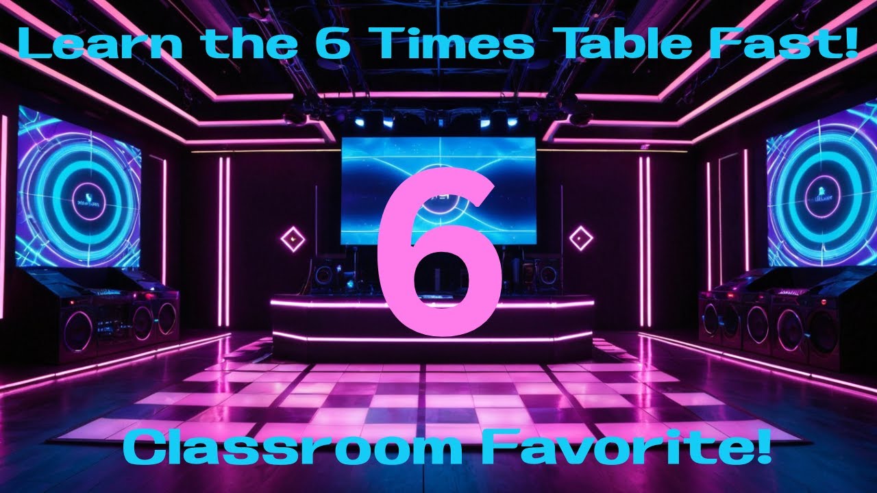 Быстро выучите таблицу умножения на 6! | Любимое занятие для всего класса!