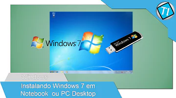 Como instalar o Windows 7 Ultimate 32 bits pelo pendrive?