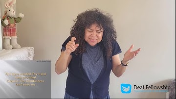Great Is Thy Faithfulness (ASL Worship song with lyrics)
