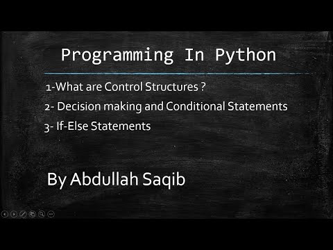 Python | If - Else statements | By Abdullah Saqib | Urdu / Hindi