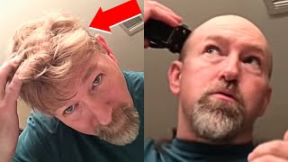 I Took My WIG Off For Last Time & SHAVED BALD *SCARED!*