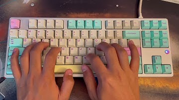 Matrix 2.0add with Lubed MX Browns Typing Sounds