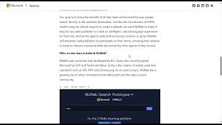 NLWeb with Azure AI Search - Configuring NL Retriever (Azure AI Search), LLM - In English