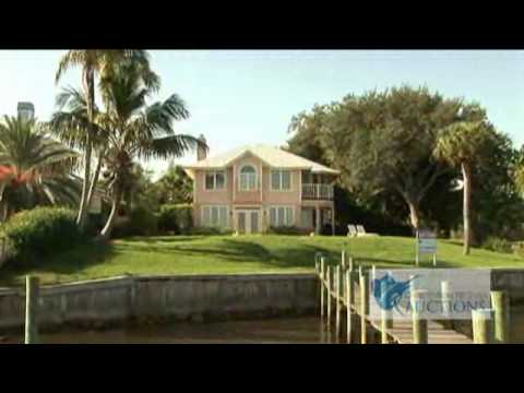 Waterfront Home Auction 1535 SE Riverside Dr. Stuart FL Christenson Pittman Auctions
