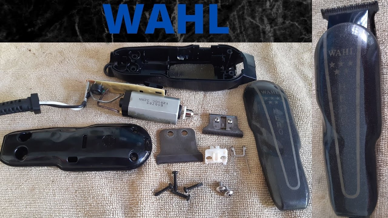 máquina de cortar cabelo wahl | Veja como desmontar e fazer limpeza e lubrificação de forma correta