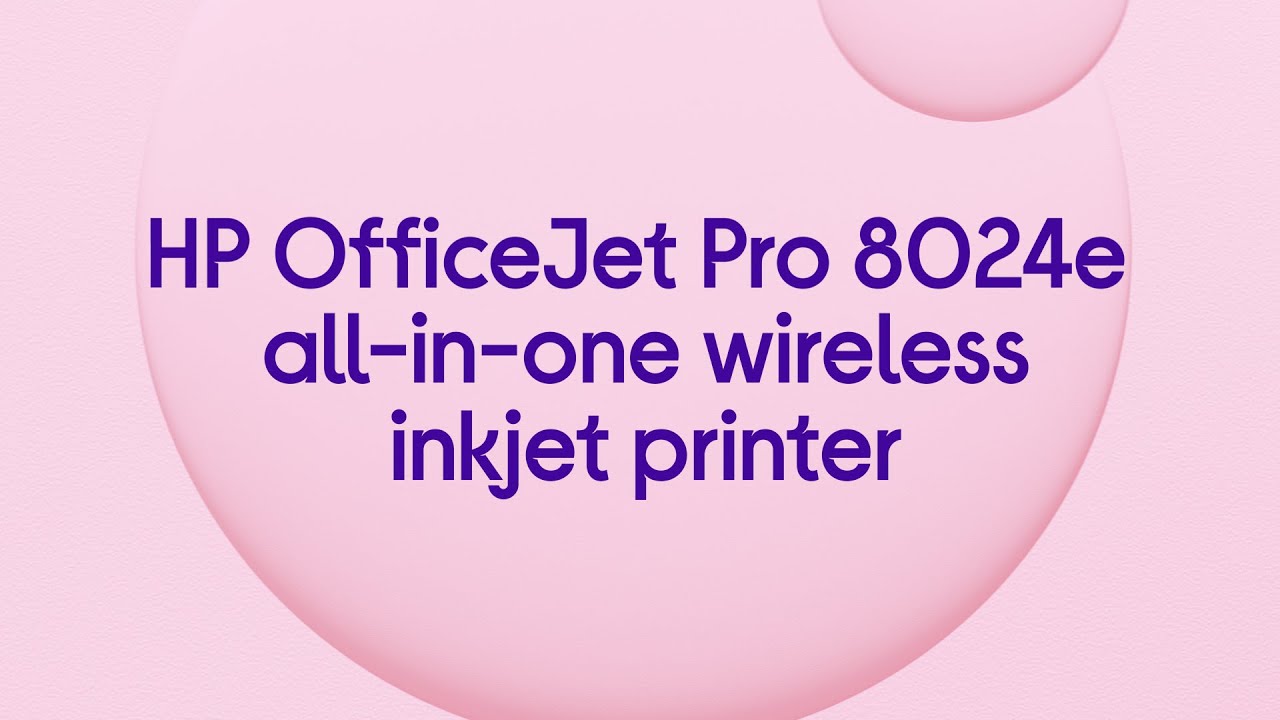 HP OfficeJet Pro 8024e All-in-One Wireless Inkjet Printer with Fax & HP ...