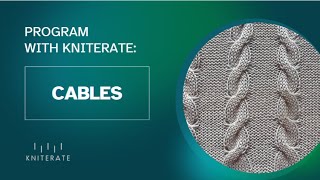 How to program knitted cables