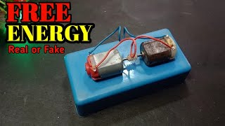 Free Energy Generator With Two Dc Motor Real Or Fake How To Make Free Energy At Home