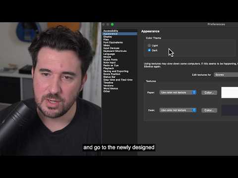 🎵 Embrace the dark side or follow the light! Switch between Dark &amp; Light themes in Sibelius