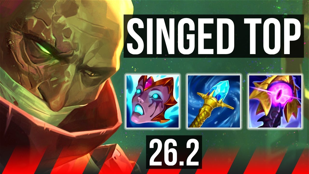 SINGED vs NASUS (TOP) | Good KDA: 11/1/5 | NA Master | 26.2
