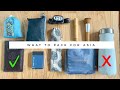BEST AND WORST THINGS I PACKED FOR 3 MONTHS IN ASIA | Minimalist travel in Asia