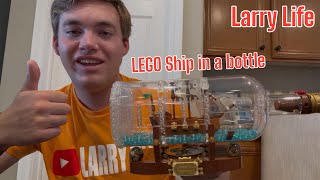 Larry Life reviews LEGO Ship in a bottle! 🚢