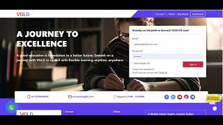 How to Access Lectures on the VGLD LMS Portal | Step-by-Step Guide