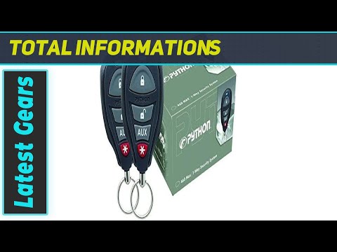 Python 460 Max 1 Way Security System with 4 Button Remote Controls