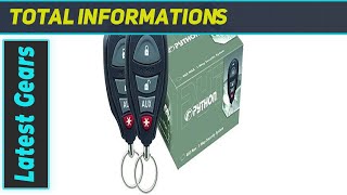 Python 460 Max 1 Way Security System with 4 Button Remote Controls