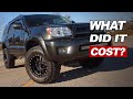 Here's Every Dollar I Spent On My Lifted 4runner: