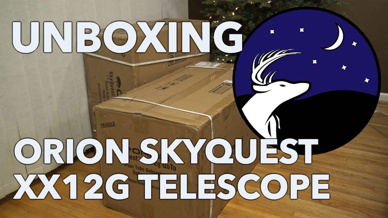 Unboxing of the Happy Deer Observatory Telescope!