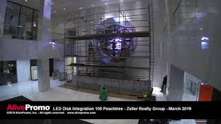 AlivePromo, Inc. - Timelapse View of 100 Peachtree LED Integration