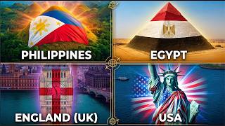 Which country's landmark is your favorite? 🌍✈️ 4K AI ASMR Reveal | Part 6