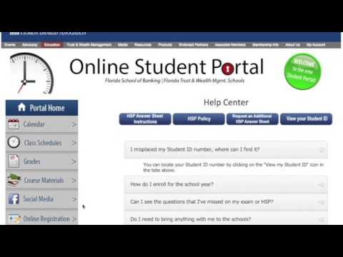 FBA | Online Student Portal