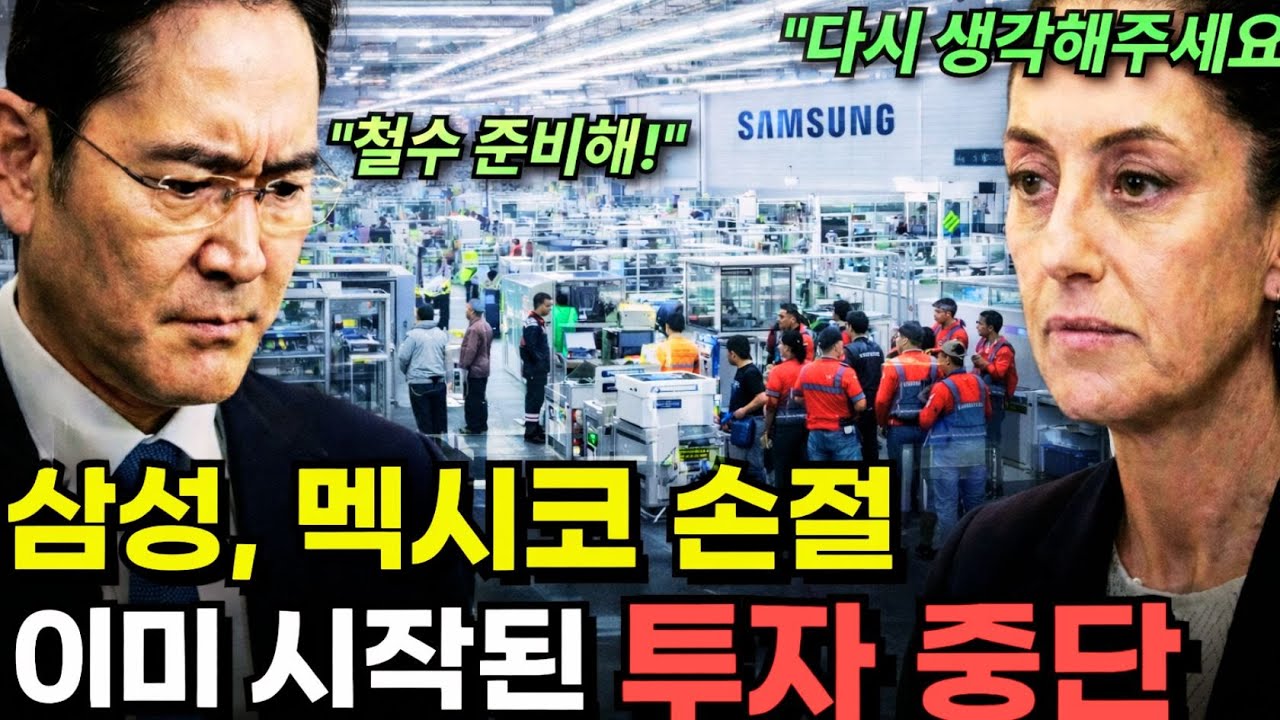 7,700억 세금 문제로 13조가 흔들린다… 삼성이 멕시코를 떠나려는 이유 | 한국경제의이면