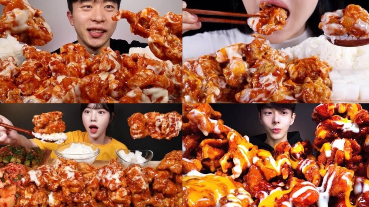 🍗SUPREME CHICKEN ｜ASMR mukbang eating compilation.