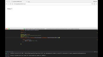 Vaadin 10: Nested declarative navigation