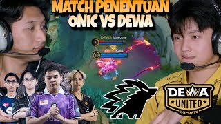 THE MOST EXCITING MATCH EVER!! WILL ONIC BE FALLEN BY THE DARK HORSE?! ONIC VS DEWA MATCH 3 - MPL...