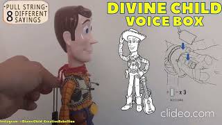 Movie Accurate Woody Voice Box | Toy Story - Custom Movie Accurate Woody Voice Box Divine Child