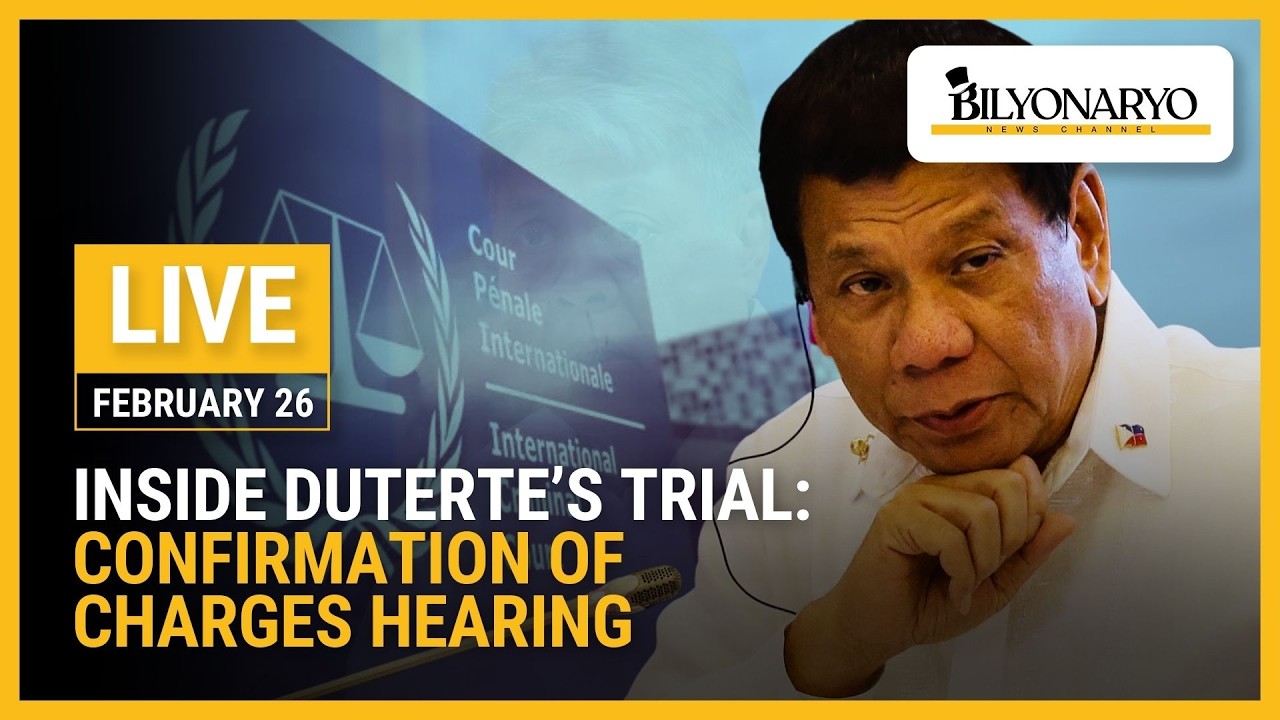 LIVE: Inside Duterte's Trial: Confirmation of Charges Hearing Day 3 | 1st Session | Feb. 26, 2026