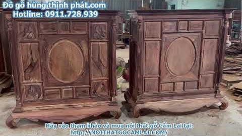 Tủ thờ gỗ cẩm lai 13 trám 13 ô hàng mộc gỗ đẹp|tủ thờ gỗ cẩm lai | tủ thờ 13 trám gỗ cẩm lai