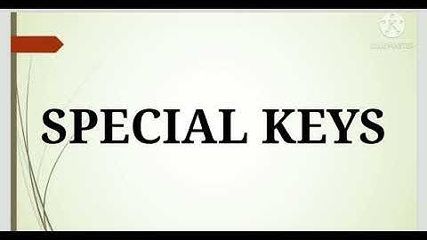 Class - 1 Subject - Computer Lesson - 5 - The Keyboard