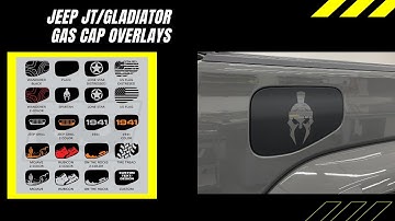 How To Install JT/Gladiator Gas Cap Overlays | Available Online | From Underground Graphics