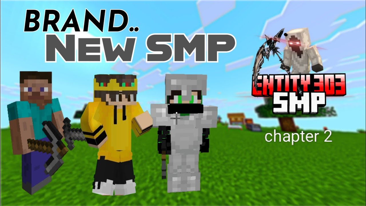 Entity 303 SMP in Minecraft Survival series chapter 2 👀🖤🎮 - YouTube