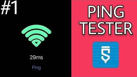 SKETCHWARE: How to make Ping Tester #1