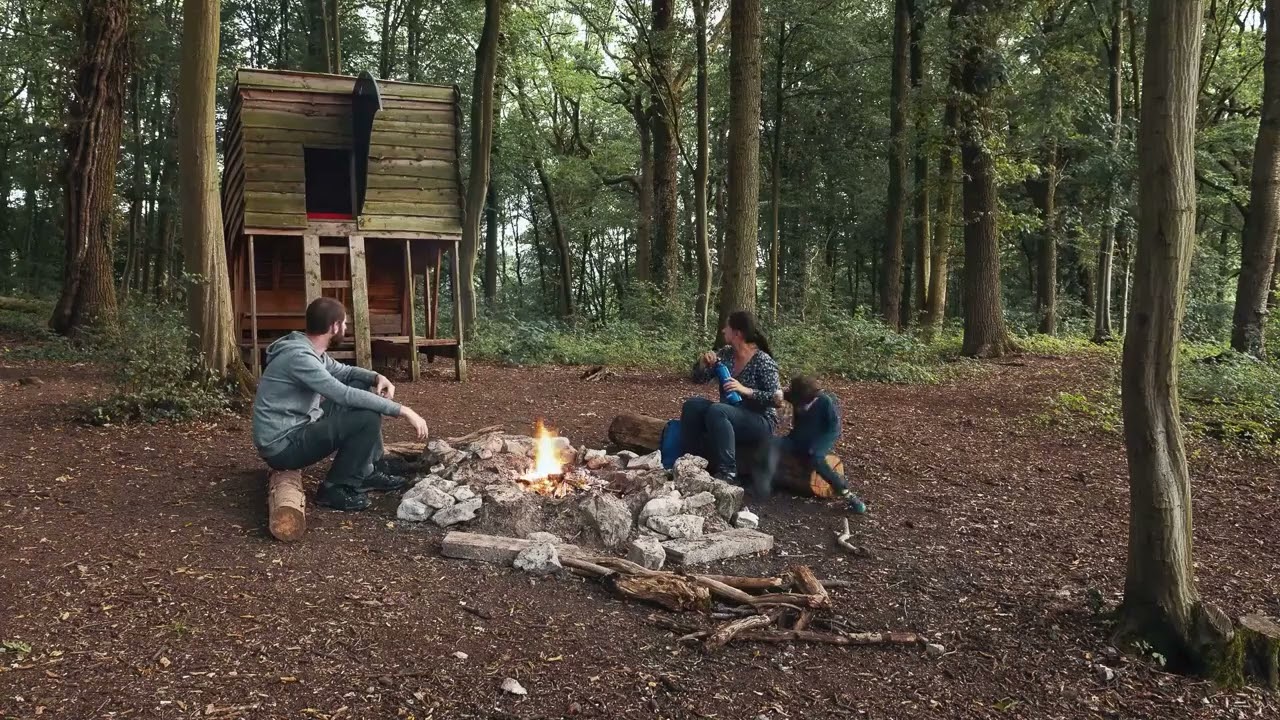 Randonnée des petits ponts à Ohey et bivouac sur les Sentiers d'Art