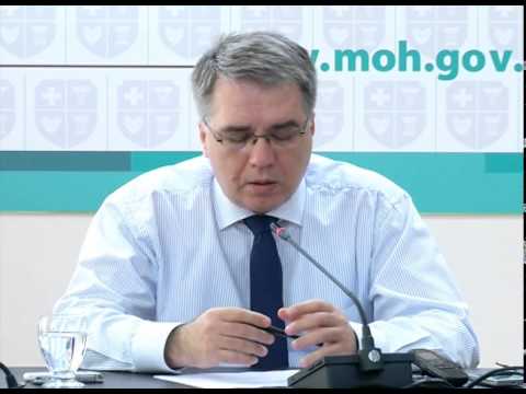 ჯანდაცვის მინისტრის პრესკონფერენცია