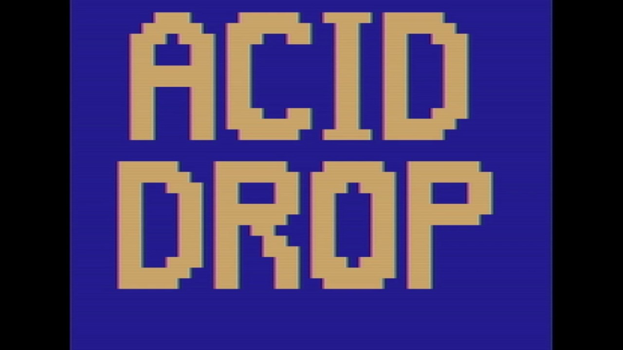 Acid play игры. Drop игра. Acid Drop игра. Acid Drop Atari 2600. Acid Drop STRAYE.