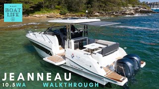 Jeanneau 10.5WA S2  Boat Tour the Ford F150 of day boats