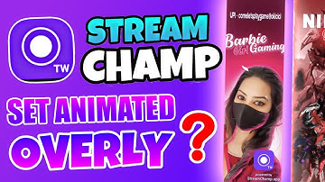 How to add Animated overlay in Streamchamp ( TAMIL ) | Stream Champ 3D Overlay | StreamChamp Tamil