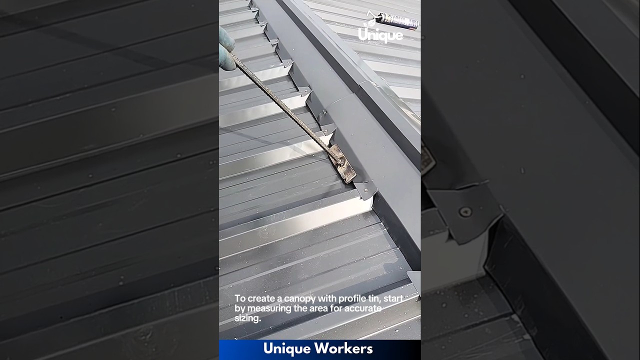 Process of making canopy with roof - The workers do their job perfectly || 