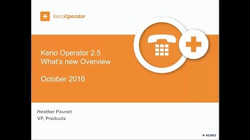 Kerio Operator 2.5 - What
