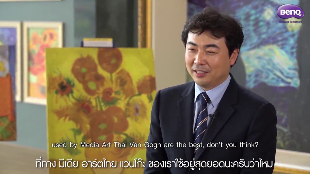 [Case Study] BenQ Laser Projector in Thailand: Media Art Thai Hello Van Gogh & MSC