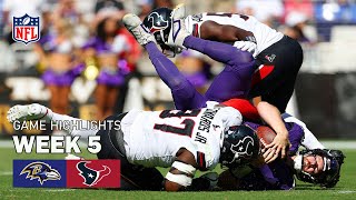 Houston Texans vs Baltimore Ravens Game Highlights | Week 5 NFL Season 2025