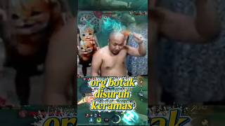 ternyata begini kalo orang botak keramas #pascol #shorts